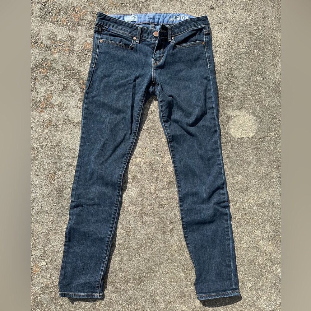 Gap Women's Dark Blue Skinny Jeans